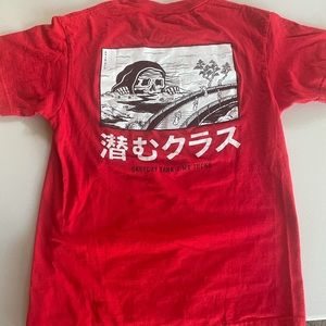 Skeleton Japanese Graphic Tee | Size Medium